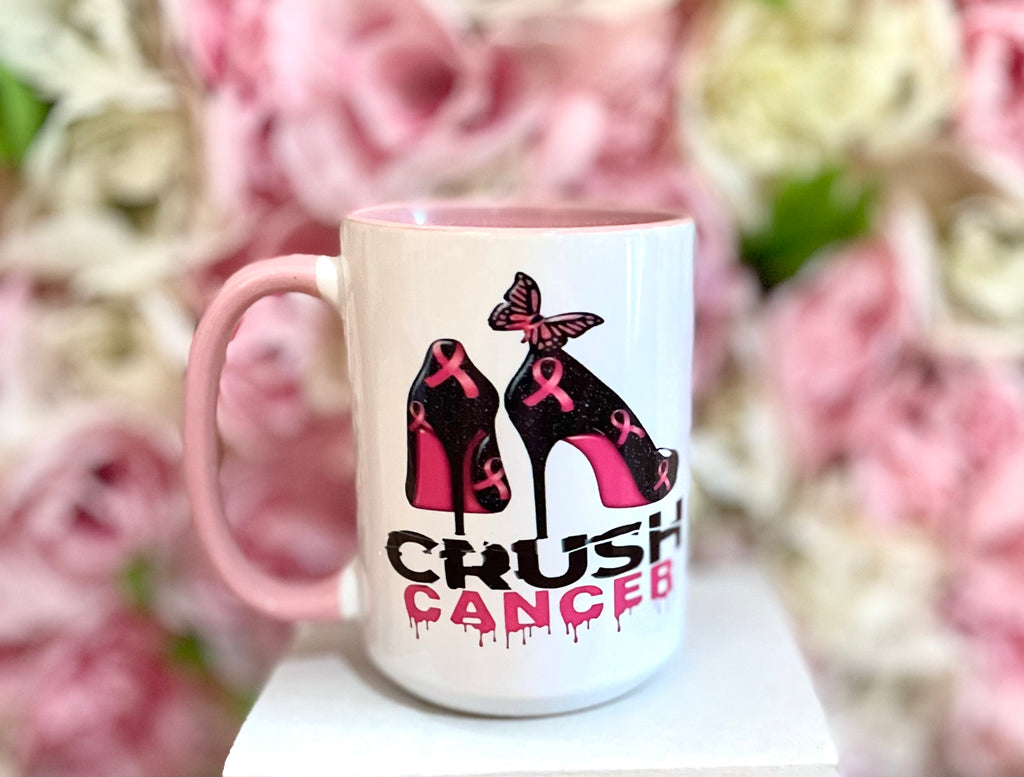 Crush Cancer Coffee Mugs