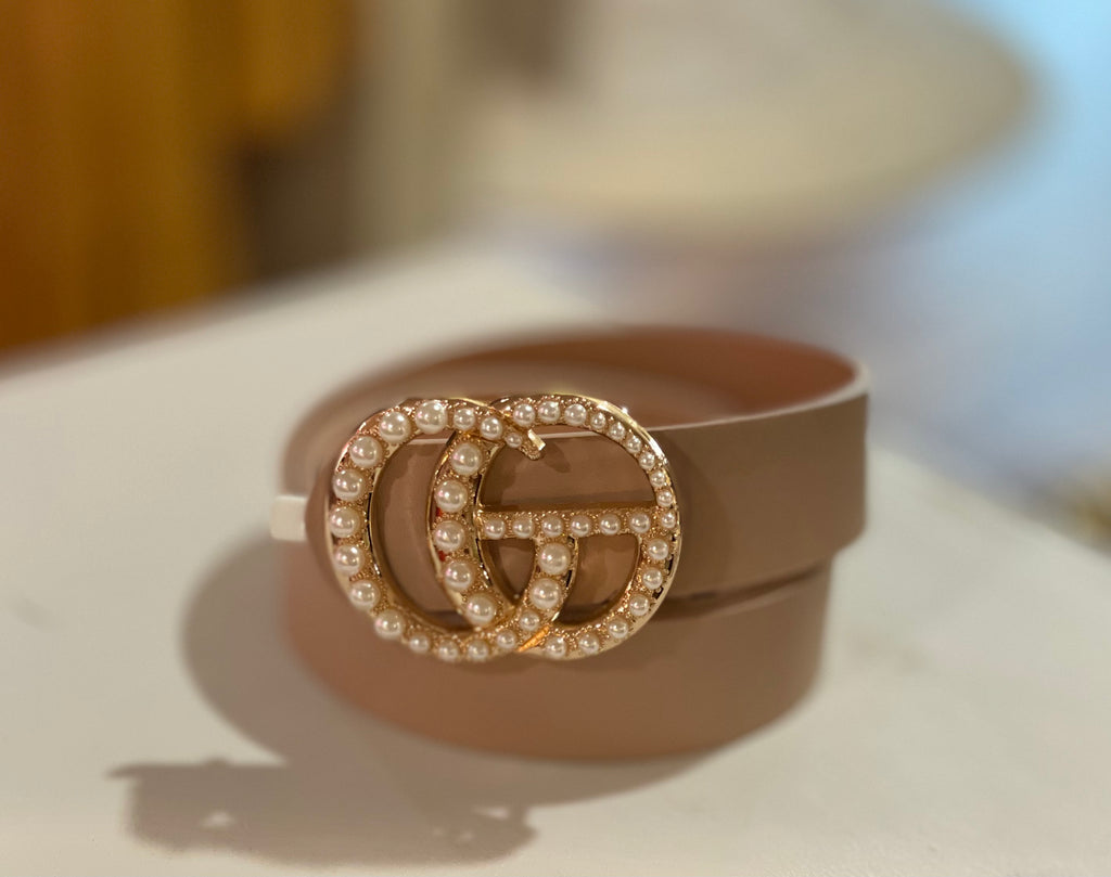 Pearl Buckle Belt
