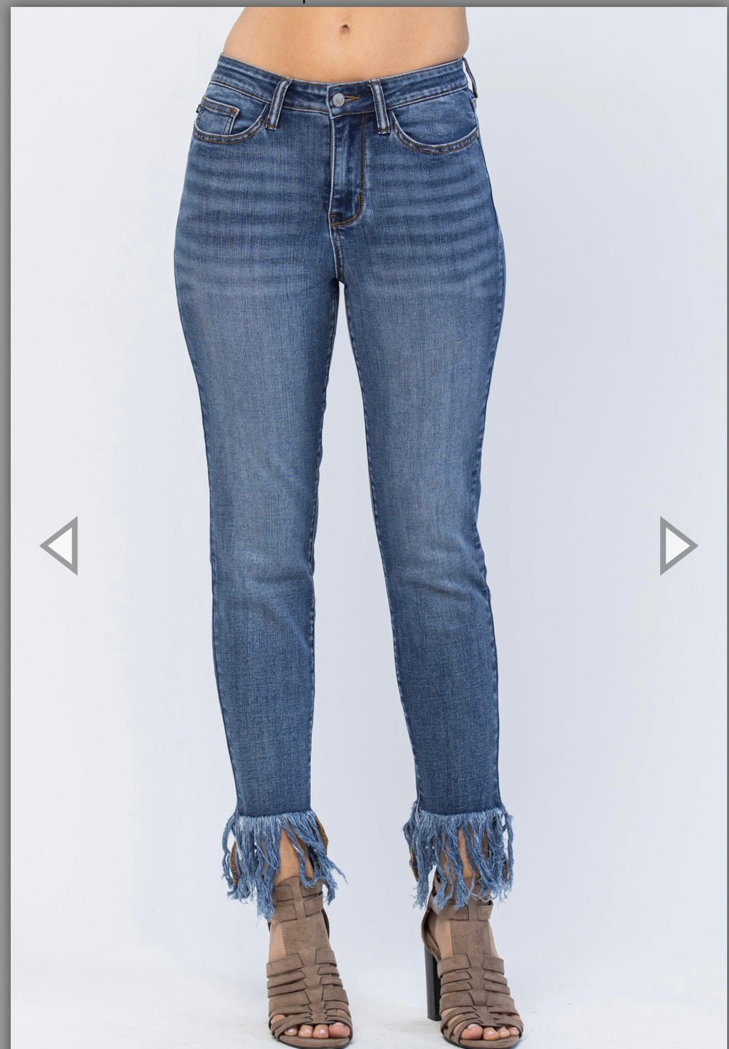 Frayed Hem Jeans