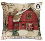 Country Christmas Pillow Covers