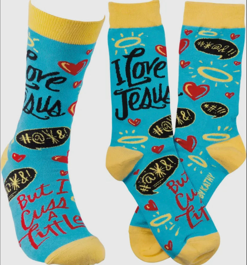 I Love Jesus Socks