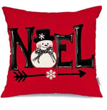 Black Red White Pillow Covers