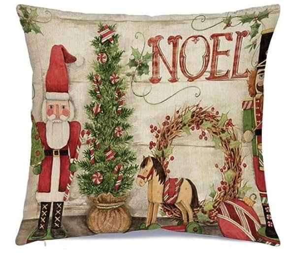 Country Christmas Pillow Covers