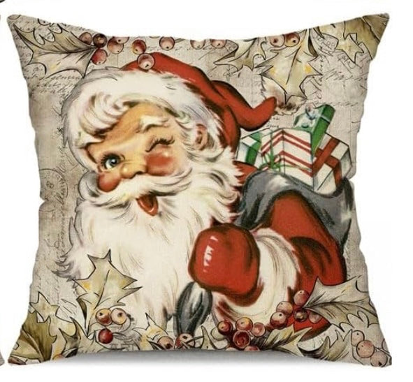 Vintage Christmas Pillow Covers