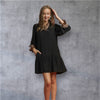 Black Animal Print Dress