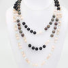 60" Crystal & Lava Bead Necklaces