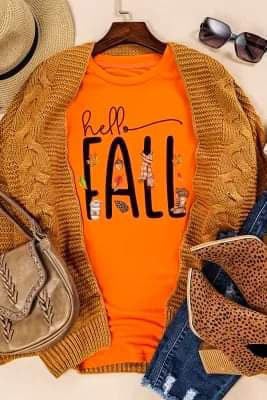 Hello Fall Tee