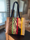 Patchwork Leather and Hair on Hide Tote